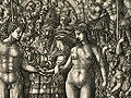 „Adam și Eva”, detaliu