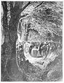 Die Gartenlaube (1886) b 357.jpg Markgraf Christopf von Baden hebt das Fehmgericht in seinen Landen auf Nach dem Oelgemälde von Hugo Knorr