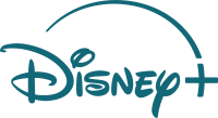 Logo for the Disney+ service.