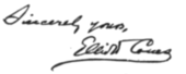 signature d'Elliott Coues