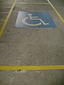 Símbolo de reservado para persoas con discapacidade.