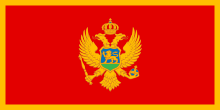 Description de l'image Flag of Montenegro.svg.