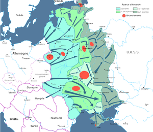 Map of the battle