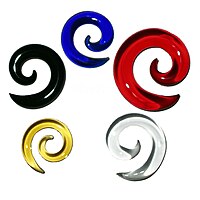 Ear spirals made out of glass. Glass Ear Spirals.jpg