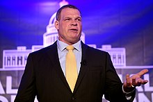 Jacobs speaking with attendees at the 2017 Young Americans for Liberty National Convention at the Sheraton Reston Hotel in Reston, Virginia Glenn Jacobs (36315296821).jpg