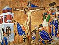Henri Bellechose, Trinità e storie di San Dionigi, prima del 1416, Parigi, Museo del Louvre
