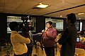 Ashish Bhatnagar interacting with media