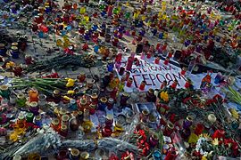 Em memória dos que morreram em Euromaidan. Pjazza San Sofia. Kiev. 24.02.2014