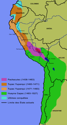Az Inka Birodalom növekedése