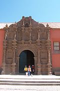 Church of San Juan de Letrán in Juli.