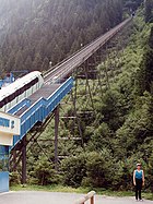 Kabelbanen Gletscherbahn Kaprun 2 har vært nedlagt siden brannen 11.november 2000