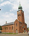 Die Pauluskirche der Stadt Korsør