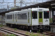 黒磯 - 新白河間で運転されるキハ110系気動車（2018年7月16日撮影）