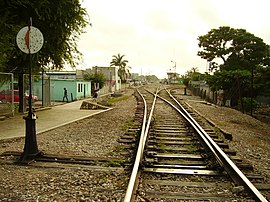 Bahnhof der Stadt