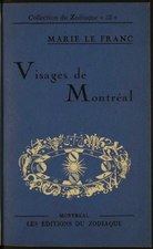 Marie Le Franc , Visages de Montréal, 1934    
