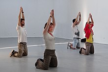 Performance in the Romanian Pavilion of the Venice Biennial Le pavillon de la Roumanie (55eme Biennale de Venise) (10168263944).jpg