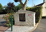 Monument aux morts canadiens en juin 1944