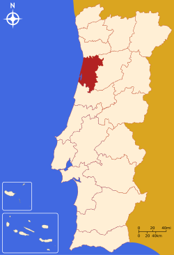 Distretto di Aveiro - Localizzazione
