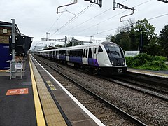 De Elizabeth line op 6 november 2022 in Maidenhead