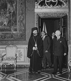 Arcivescovu Makarios III e Segni (27 di cabbidannu 1962)