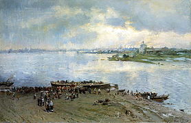 Passage de la Volga, 1918.