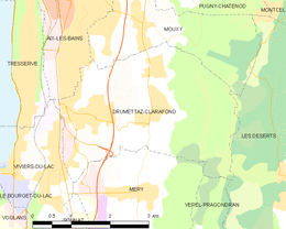 Drumettaz-Clarafond - Localizazion