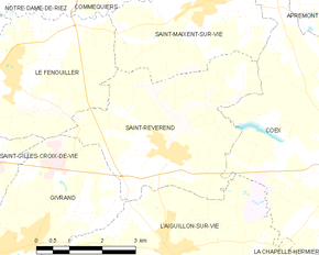 Poziția localității Saint-Révérend