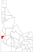 Map of Idaho highlighting Payette County.svg