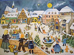 A 1946 Advent calendar by Marianne Schneegans