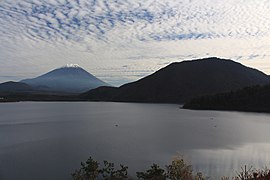 Mount Fuji and Mount Ryu