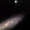 Aufnahmen von NGC 2770 mithilfe des Hubble-Weltraumteleskops zur Untersuchung der Supernova SN 2008D