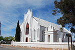 This church was consecrated on 30 May 1874. It was designed and built in the neo-Gothic style by the well-known architect Carl Otto Hager. Type of site: Church Previous use: Church. Current use: Vacant.