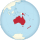 Oceania on the globe (white-red).svg