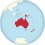 Oceania on the globe (white-red).svg