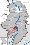 Lage der Gemeinde Ofterschwang im Landkreis Oberallgäu