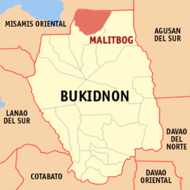 Malitbog na Bukidnon Coordenadas : 8°32'10"N, 124°52'51"E