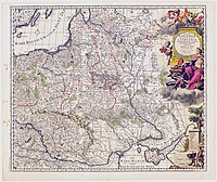 Old map of Poland