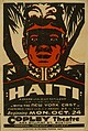 Poster für eine Aufführung des Theaterstücks von W.E.B. Du Bois „Haiti“ in New York 1938