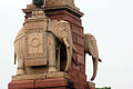 Sculpture of Elephants with Howdah