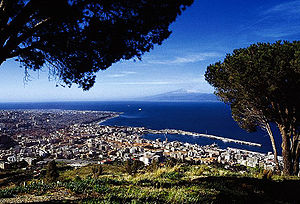 veduta di Reggio Calabria, view of Reggio Calabria