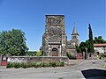 Alte (vorn) und neue Kirche Saint-Georges