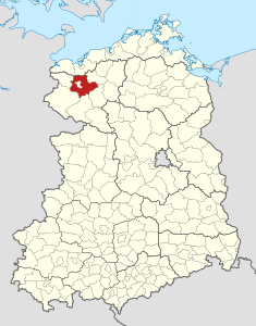 Circondario di Schwerin-Land – Localizzazione