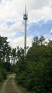 Der Sendemast auf dem Glasberg