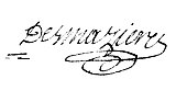 signature de Thomas-Marie-Gabriel Desmazières