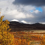 Jesen v narodnem parku Rondane