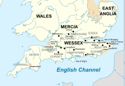 Southern Britain in the ninth century