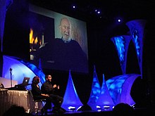 Star Wars Celebration V - Empire Strikes Back director Irvin Kershner sends a message to the Celebration V crowd (4940405009).jpg