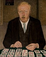 Ford Madox Ford Playing Solitaire, 1927. Art Gallery of South Australia