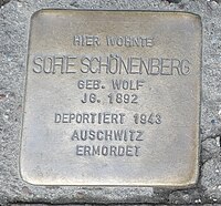 Stolperstein Sofie Schönenberg