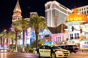 English: The strip in Las Vegas